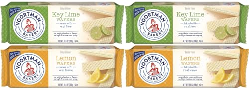 Voortman Sugar Wafers - Lemon and Lime - 4 Packs image 2