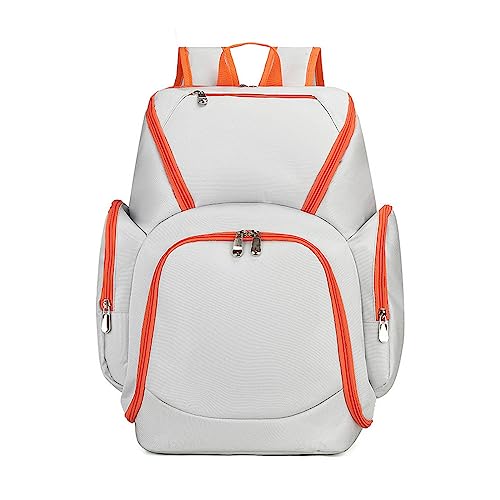 FANDARE Basketball Backpack Large Sports Bag with Separate Ball holder Men Women School Bag for Basketball Soccer, Volleyball