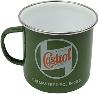 Classic Castrol STR588 Tin Mug, Green