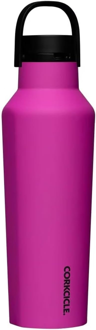 Corkcicle Classic Sport Canteen 20 oz Triple Insulated Bottle, Berry Punch