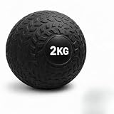 DUAS Slam Ball No Bounce Medicine Exercise Ball 2-25kg Textured Grip for Core Strength Training, HIIT, Cardio, Home Gym Fitness Workout (2kg)