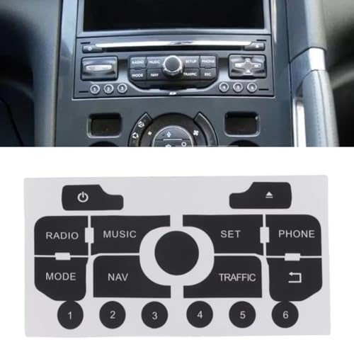 Rénover intérieur Citroën C3 C5 stickers boutons usés - 6