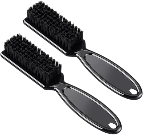 Patelai 2 Pcs Clipper Brush Barber Blade Trimmer,Black