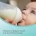 NUK Perfect Match Fast Flow Soft Silicone Nipple with Anti-Colic Vent, 2 Pack, BPA Free