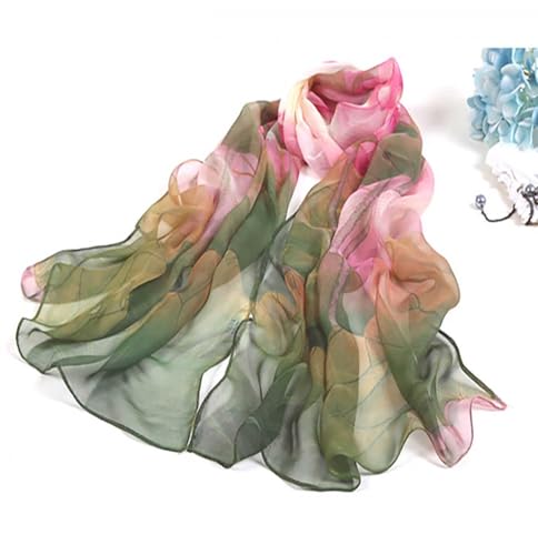 Image of Acotavie Scarfs for Women Lightweight Fashion Scarves Print Floral Pattern Scarf Shawl Wraps
