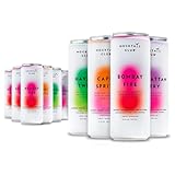 Mocktail Club Variety Pack Non-Alcoholic Sparkling Craft Cocktail - 12x12 Oz Cans | Non-GMO, No Artificial Ingredients, Gluten Free, Vegan | Bombay Fire, Havana Twist, Manhattan Berry, Capri Spritz