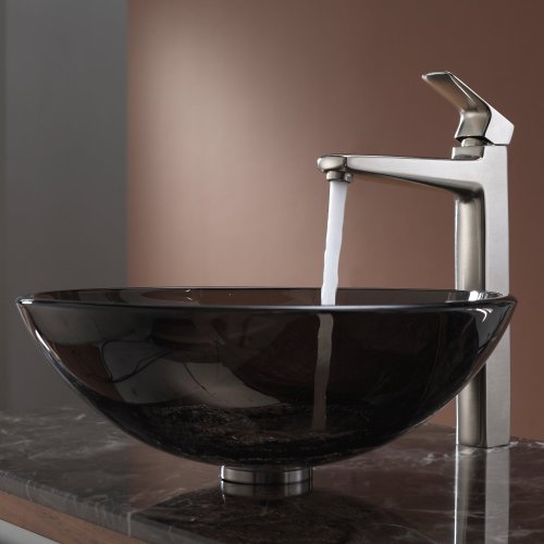 Kraus Kef-15500Bn Virtus Single Lever Vessel Bathroom Faucet Brushed Nickel #TOP2