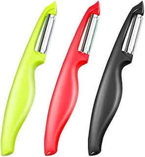 Peeler Potato Peelers Swivel Fruit Vegetable Peeler for Kitchen Good Grip Stainless Steel Apple Peeler with Non-Slip Handle for Fruits Vegetables Set of 3