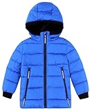 M2C Boys Winter Puffer Jacket Warm Padded Fleece Lined Coat Blue 9-10