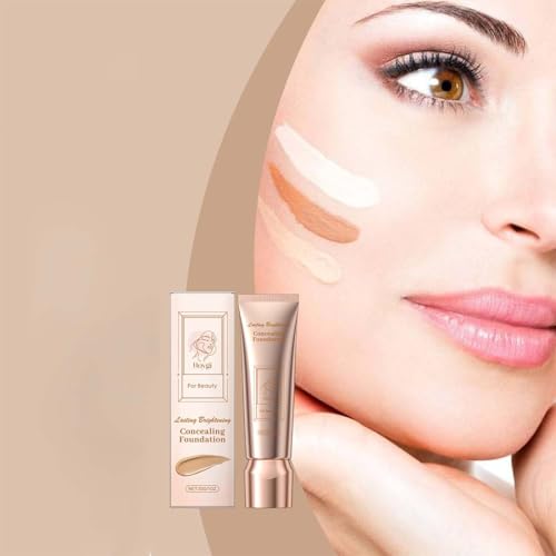 Color Correcting Cream,Full-Coverage Foundation,Lightweight Water-Based Tinted Serum With Foundation