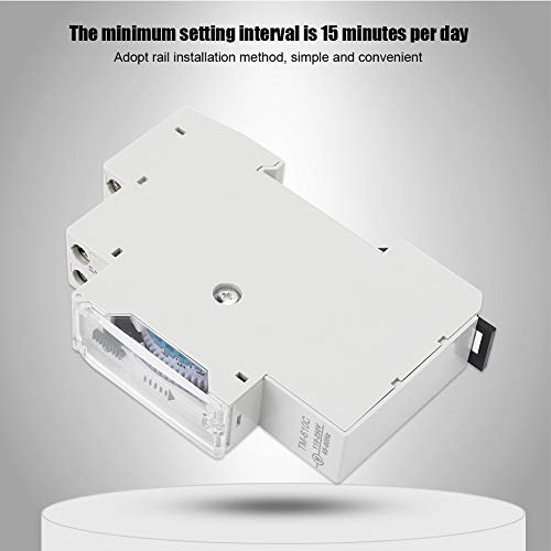 Interrupteur horaire TM610C 220V programmable sur rail DIN pour eclairage public - 3