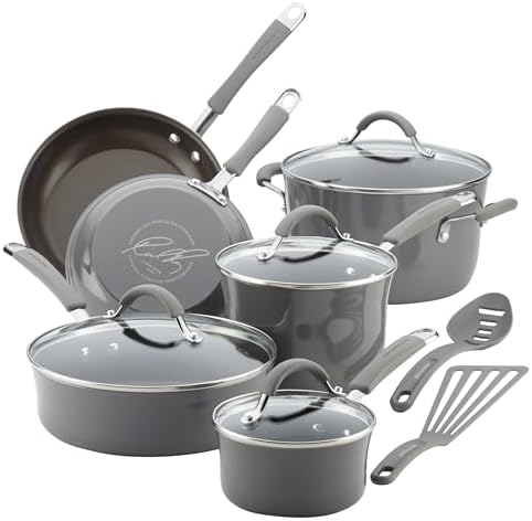 Rachael Ray - 16802 Rachael Ray Cucina Nonstick Cookware Pots and...