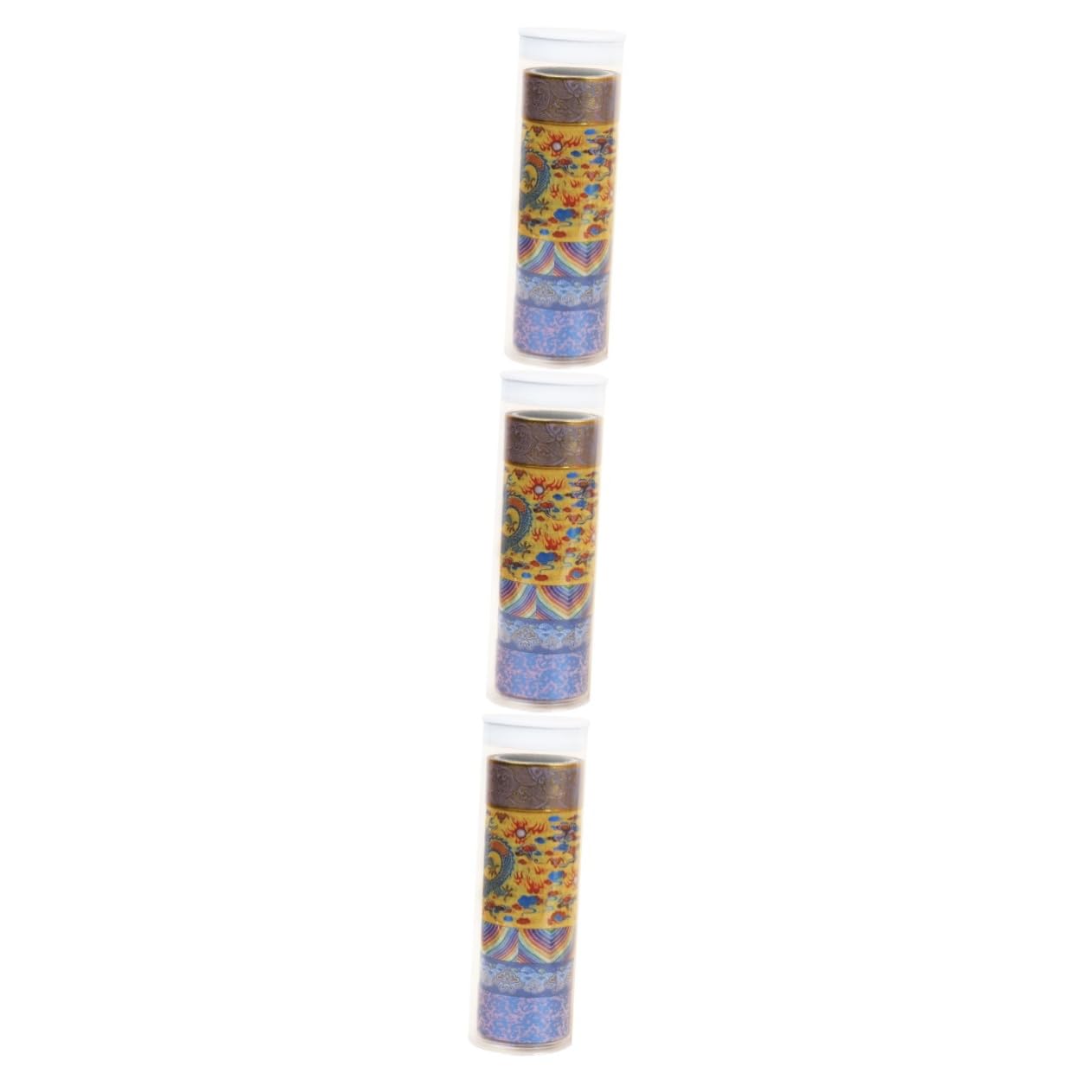 STOBOK 3stücke Washi Tape Mit Drachenmotiv Dekorative Klebebänder Für Scrapbooking Geschenkpacks Und Bastelprojekte Teiliges Für Junge Mädchen Und Mädchen