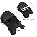 ArcEnCiel 15L Motorcycle Backpack Tactical Bag Rucksacks for Outdoor Camping Trekking with Patch(Black)