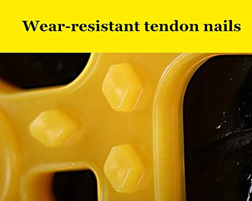 Snow Chains Snow Tire Chains Adjustable Anti Slip Tire Chain for SUV/Truck/Cars Snow Tire Cable Car Chains 165-275mm/6.4-10.9'' (Yellow) - Thumbnail 2