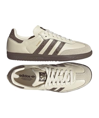 Image of adidas Originals Samba OG Women's Sneakers, Cream White /Core Black /Sand Strata, Size 9
