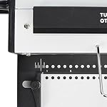 Rayson TD1202R Wire Binding Machine, 3:1 Pitch Round Hole Coil Binder Hole Punch, Compatible with Wire, Spiral, and Click Binding Spines, 32-Hole Punch, Punches 12 Sheets, Binds 120 Sheets - Image 3