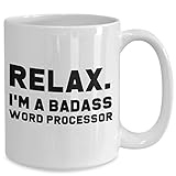 Caja de regalo Procesador de Word Badas,Regalo para el procesador de Word,Procesador de Word de regalo,Regalo divertido del procesador de palabras,Taza del procesador de textos,Taza del procesador de Word