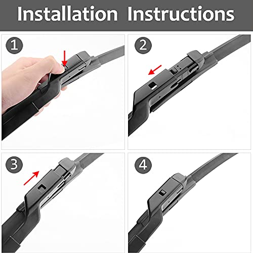X Autohaux 28" 16" Windshield Wiper Blades For Toyota Prius Prime 17-18 #TOP6