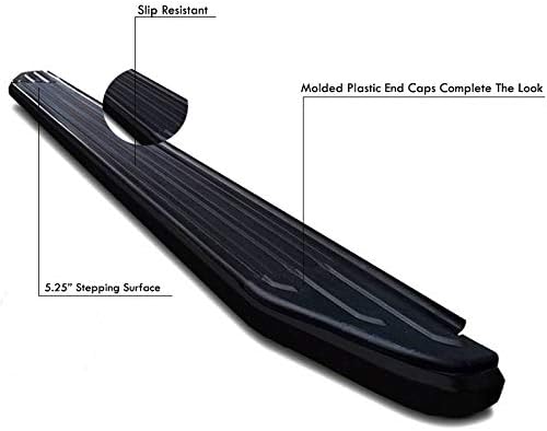 Miniatura 9 de Black Horse - Estribos sin igual, compatibles con Toyota Tacoma-PR-T579BK 2005-2023