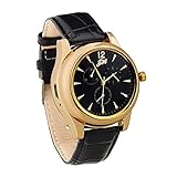 Genauigkeit-----Anzeigezeiger liefert genauere Zeit. Die einzigartige präzise Positionierungszeit, begleitet von arabischen Ziffern und Balkenzeitskalen.