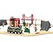 Train Toys for Wooden Train Tracks, Green Tank Battery Operated Locomotive with Magnetic Trains, Motorized Train Compatible with Thomas & Friends, Brio, Chuggington, Electric Train Sets for Kids