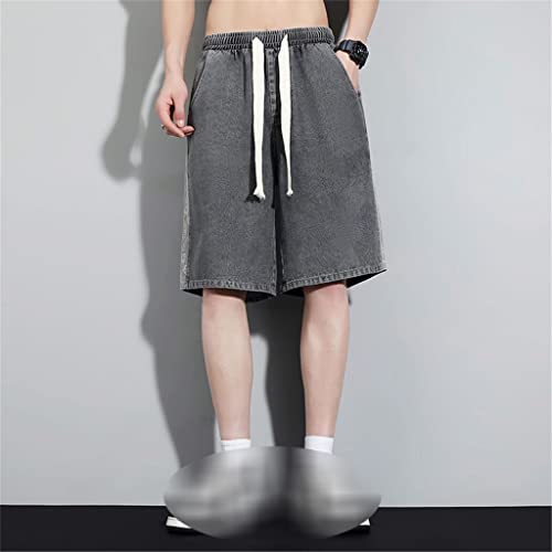 Short large homme sport capris casual en denim léger d'été CLSDRZC