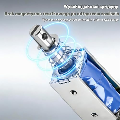 Hechen elektromagnes elektromagnetyczny HS-0530B DC 12V 4N 10 mm pociągnięcie pociągnięcie typu otwarta rama