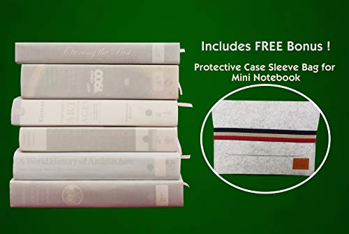 Book Covers Stretchable Jumbo 6 Pack Textbook Hardcover White 2020 Latest Version See Through Fabric Bookcover Protector Sox Cloth School Binder Washable Reusable AZO-Free BookJackets (White-6)