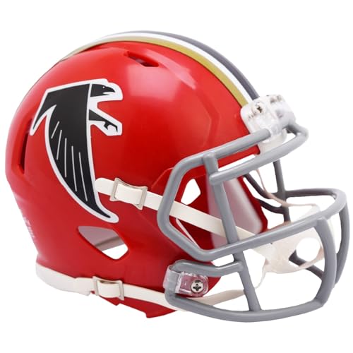 Atlanta Falcons 1966 to 1969 Throwback Revolution Speed Mini Football Helmet - New in Riddell Box
