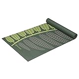 Gaiam Yoga Mat Premium Print Extra Thick Non Slip Exercise & Fitness Mat for All Types of Yoga, Pilates & Floor Workouts, Sincerity Leaf, 6mm
