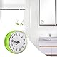 Joyzan Badezimmer Uhr, Duschuhr mit Saugnapf Mini Badezimmeruhr wasserdichte Badewannen Sauguhr Runde Wanduhr Spiegeluhr Dekoration Küchenuhr für Dusche Waschraum Küche Toiletten Wand Fenster