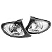 1 Pair Corner Light Lens Turn Signal Light Cover Clear Lens For BMW E46 3-Series 4DR 2002-0005Sedan Clear Corner Parking Marker Light Lens - Crystal Clear Lens