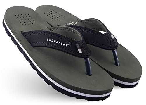 Image of SHOPOFLUX Ortho First Slippers for Men | Orthopaedic Doctor Chappal Flip-Flop Footwear for Boys Heel Pain Daily Use and House Slipper