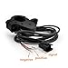 L-faster 24V/36V/48V Throttle Thumb Type 300X Speed Accelerator Trigger Split Mounting for 22mm Handle Bar Bike Bicycle Scooter (48V)