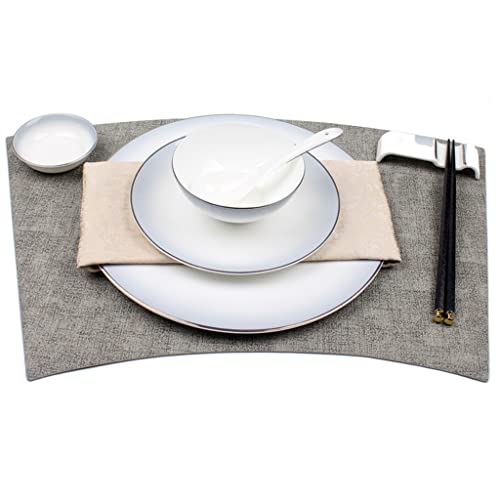 Ensemble de vaisselle avec assiette et set de table pour éviter les taches - 3