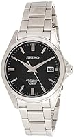 Seiko Men's Japanese Mechanical Automatic Watch, Black, Silver, Mechanical,Automatic Watch