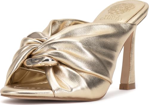 Image of Vince Camuto Patie Buckle Gathered High Heel Sandal