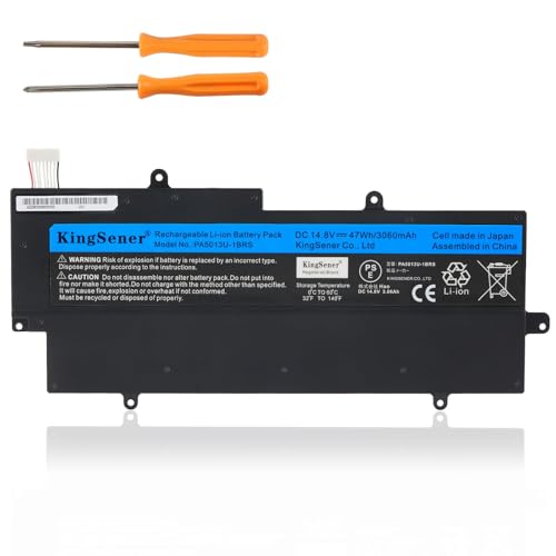 KingSener PA5013U-1BRS PA5013U Batería para Toshiba Portege Z830 Z835 Z930 Z935 Z830-10P Z835-P330 Z830-BT8300 Z935-P300 Z930-S9301 Z930-S9302 Ultrabook Notebook Batería 14.8V 3060mAh
