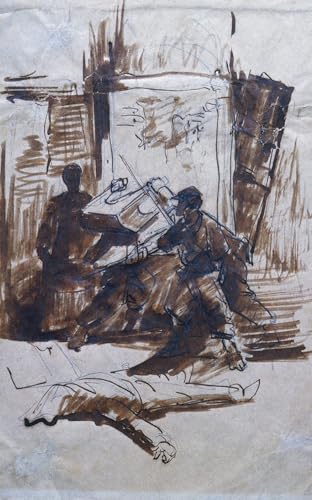 Lienzo impreso en alta definicion Soldiers in Action by Fattori decorativo salon 60x90cm