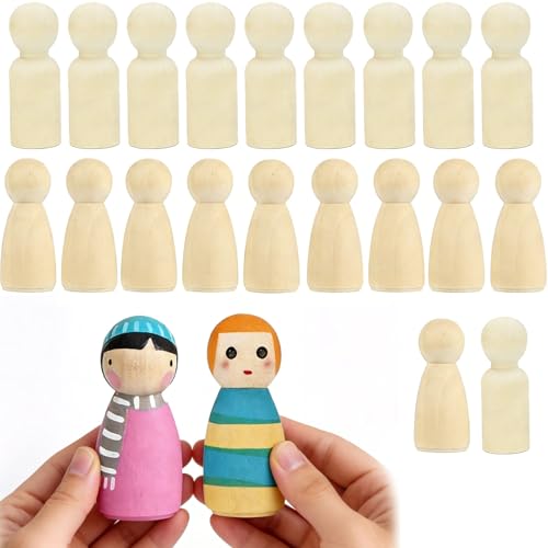 4. Regalo perfetto per tutti: Questo set di capretti peg non è solo un materiale per hobby, ma anche un regalo unico e originale. Ottimo per stimolare l'immaginazione dei bambini o per gli amanti dell'artigianato che vogliono realizzare progetti personalizzati. Un'idea regalo che favorisce l'espressione artistica e il divertimento in famiglia, ideale per compleanni, feste e occasioni speciali.