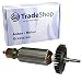 Produktbild Anker/Rotor/Motor Ersatzteil/Läufer/Kollektor/Polpaket mit Lüfter ersetzt Makita 515613-9 für Winkelschleifer 9556-NB 9557-NB 9557-HN