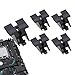 Slot adattatore grafico per la sostituzione della presa - Connettore PC nero | Accessorio di riparazione del computer, adattatore durevole affidabile, interfaccia GPU di gioco, connessione stabile s immagine