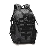 Fortune Edge Mochilas de senderismo para camping, 40 L, Negro -