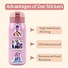 Demon Movie Hunters Stickers,110PCS Korean Idol Anime Style Stickers for Water Bottles,Waterproof Vinyl Decal for Teen Girl Adult Laptop Skateboard Phone Case Guitar Travel Case Bike Notebook #1
