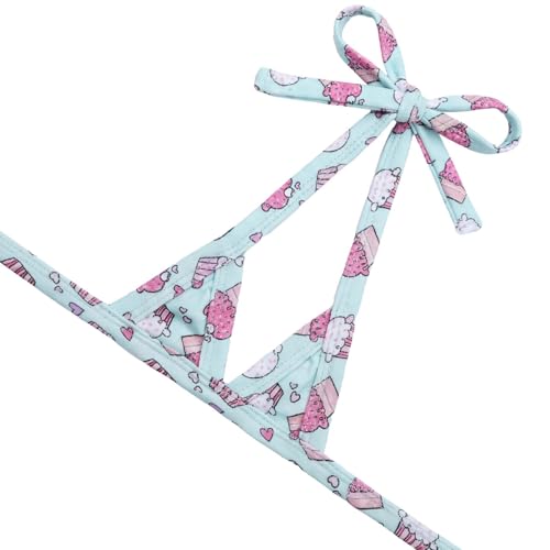 Image of CuteBone Dog Bikini Dress, Stylish Swimsuit Costume for Small Dogs, Comfortable & Adjustable Puppy Bathing Suit, Soft Outfit Pet Apparel for Beach, Pool and Summer Fun DB40XS