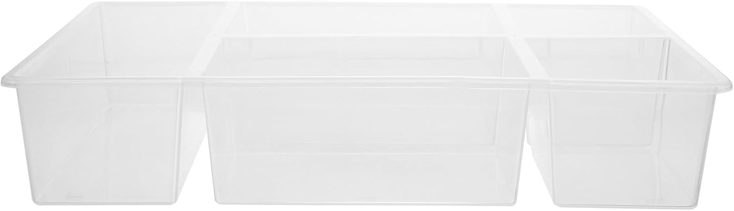Kitchen Silverware Drawer Organizer Flatware Tray Divider Cutlery Tray Compact Storage Case for Kitchen Drawer Organization