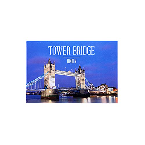 British Union Jack London Sights City Fridge Magnet Manchester Birmingham Newcastle Liverpool (Tower Bridge)