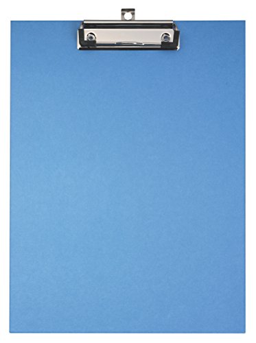 Original Falken Environmental Clipboard Eco. Made in Germany. With sturdy cardboard core and coloured paper cover on the outside for DIN A4 blue Blue Angel ideal for stocktaking and inventory management.
