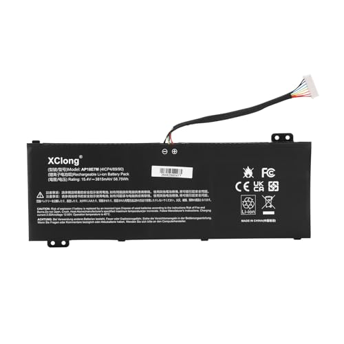 XClong AP18E8M AP18E7M Laptop Akku Ersatz für Acer Nitro 5 AN515-54 AN515-55 AN515-44 AN515-43 AN515-45 AN517-51 AN517-52 AN715-51 A715-74G A715-74 CN515-71 PH315-52 PH315-53 PH317-53 PH315-54 51